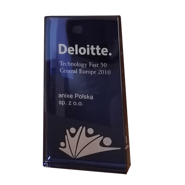 Deloitte Fast 50 Central Europe statuette