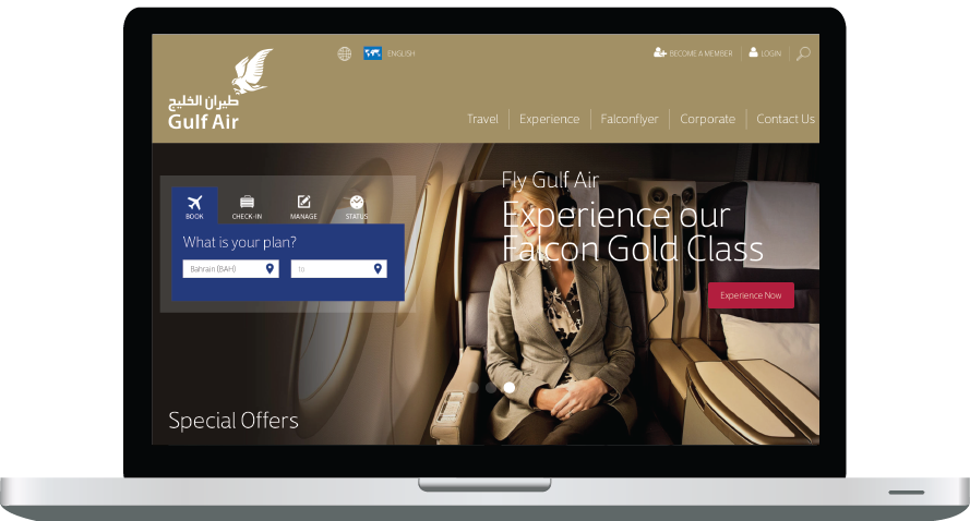 Gulf Air Website